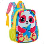 Mochila Costas Bichos EVA - Panda Amarelo