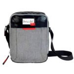 Bolsa Shoulder Bag Tecido - Cinza