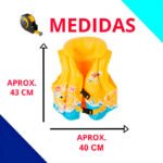 Colete Inflável 40cm AMARELO - Imagem 2