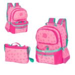 Mochila de Costas Borboletas - Pink