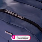 Mochila Grande 2 Compartimentos Azul - Sestini - Imagem 4