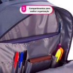 Mochila Grande 2 Compartimentos New Next - Sestini - Imagem 4