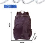 Mochila Grande 2 Compartimentos Preto - Sestini - Imagem 2