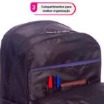 Mochila Grande 2 Compartimentos Preto - Sestini - Imagem 5
