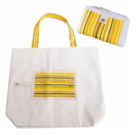 Sacola Ecobag Dobrável Carteira - Amarelo
