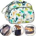 Bolsa M Dinossauro - Azul