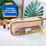 Necessaire Zíper Triplo Sustentável - Imagem 4