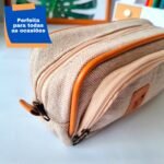 Necessaire com Bolso Frontal Sustentável - Imagem 3