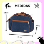 Bolsa M Mesclinha Top Baby - Azul Marinho - Imagem 2