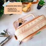 Necessaire Zíper Triplo Sustentável - Imagem 5