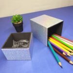 Kit Porta Canetas e Clips - Holográfico Glitter - Imagem 4