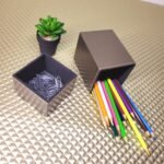 Kit Porta Canetas e Clips - Prata Velho - Imagem 4