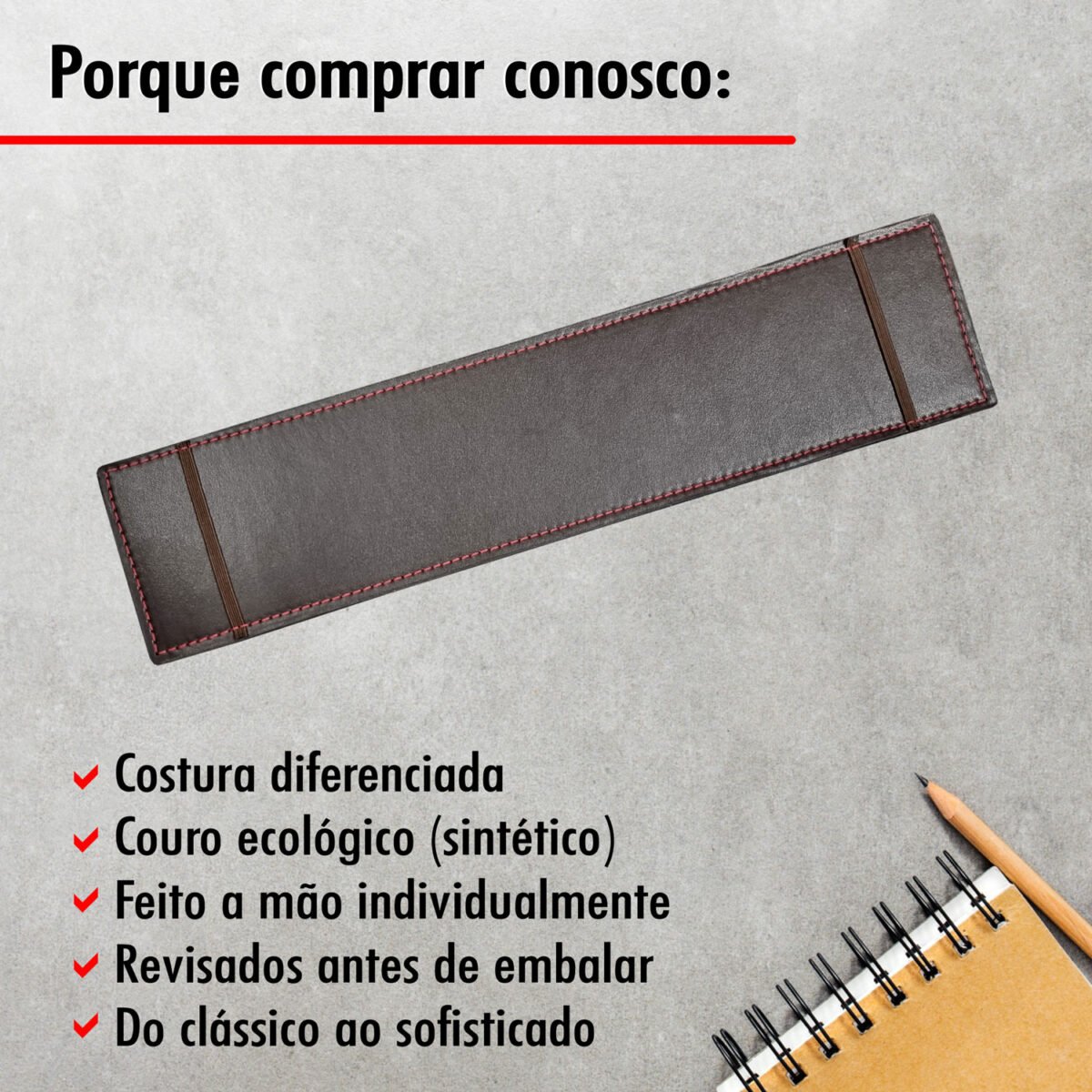 Risque Rabisque Teclado Bi Collor - Vermelho e Café - Imagem 4
