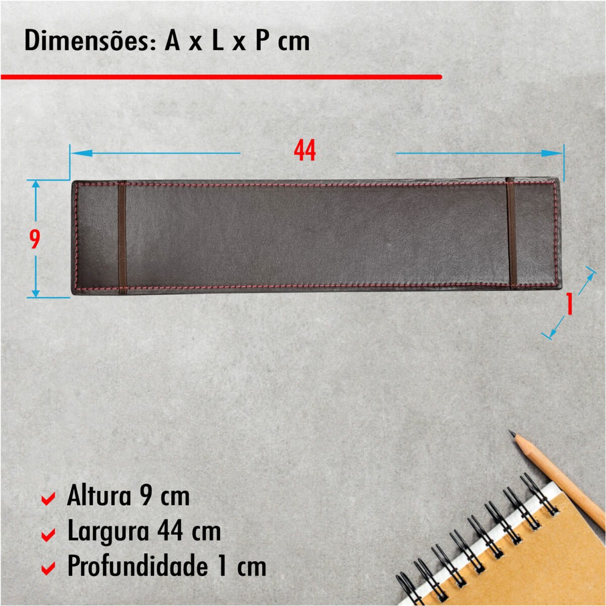 Risque Rabisque Teclado Bi Collor - Vermelho e Café - Imagem 3