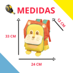 Mochila Costas Bichos - Leão - Imagem 5