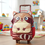 Mochila de Rodinha Bichos - Guaxinim - Imagem 3