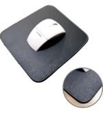 Mouse Pad Couro Sintético - Preto