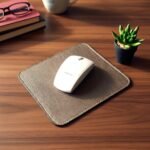 Mouse Pad Couro Sintético - Castor e Prata - Imagem 2