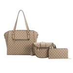 Kit Bolsa Feminina Grande + Pequena Transversal Com Carteira - Imagem 2
