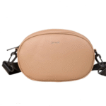 Mini Bolsa Feminina Oval - Bege