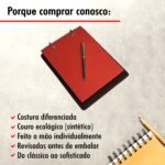 Porta Bloco Argola - Vermelho e Café - Imagem 4