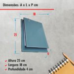 Porta Bloco Argola Verde Musgo - Imagem 3