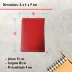 Porta Bloco Argola - Vermelho - Imagem 6