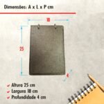 Porta Bloco Argola - Prata Velho - Imagem 4