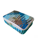 Estojo Box Jumbo - Azul Mescla