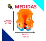 Colete Inflável 50cm LARANJA - Imagem 3