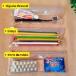 Kit 2 unidades estojo plástico zip zap - Apparatos - Imagem 6