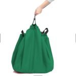 Tapete Infantil Portátil Com Saco Organizador De Brinquedos Cor Verde - Imagem 3