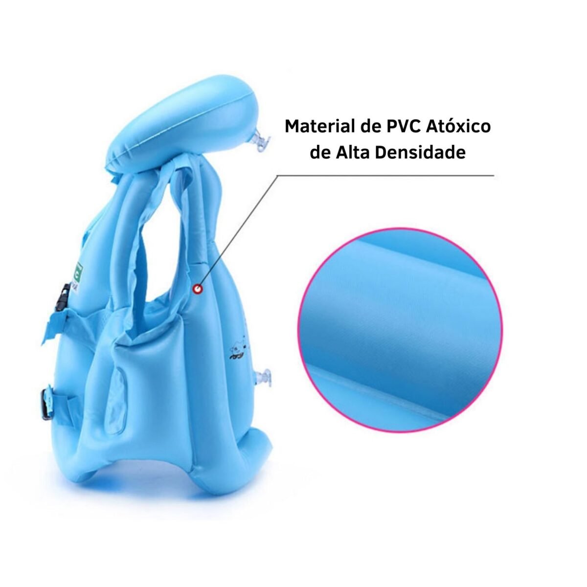 Colete Inflável Infantil Diversas Cores 40cm - Imagem 2