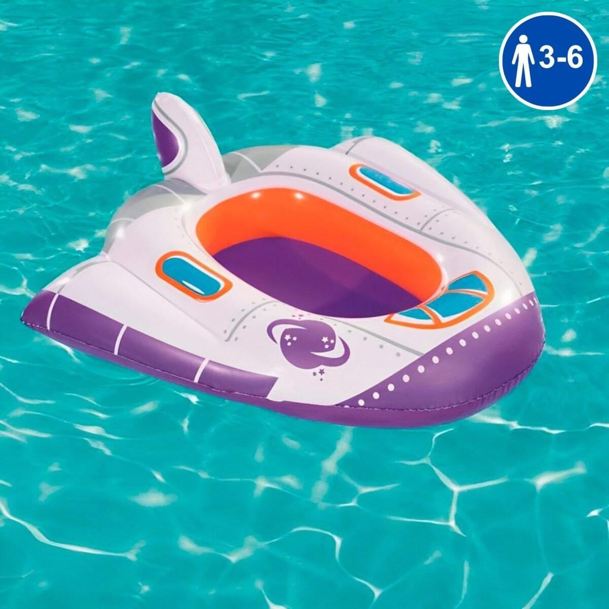 Bote Inflável Boia Infantil Para Piscina e Praia - Imagem 5