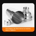 Coqueteleira Aço Inox 750ml Drinks Caipirinhas - Imagem 3