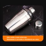 Coqueteleira Aço Inox 750ml Drinks Caipirinhas - Imagem 4