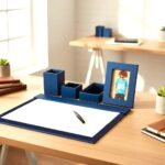 Kit Organizador de Mesa Premium - Azul - Imagem 3