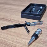Kit para Vinho Wellmix Abridor e Tampa com Estojo - Imagem 3
