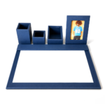 Kit Organizador de Mesa Premium - Azul