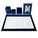 Kit Organizador de Mesa Escritório Office - Azul