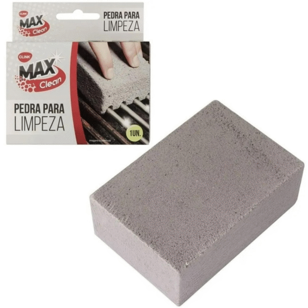 Pedra Para Limpeza Grelha De Churrasqueira Limpa Inox Brilho