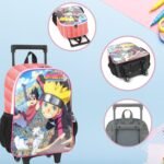Mochila de Rodinha Boruto Vermelho - Imagem 3