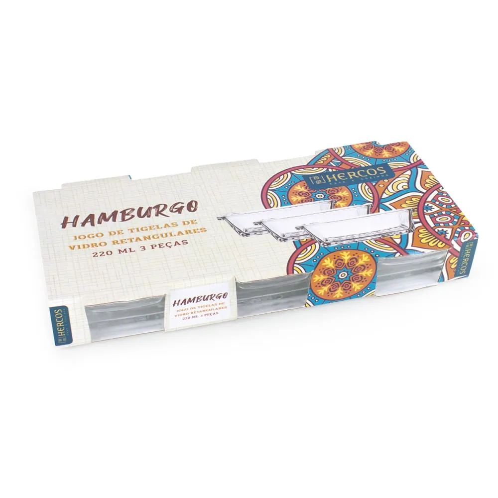Conjunto de Tigelas Hamburgo 3 Peças 220mL - Hercos - Imagem 2