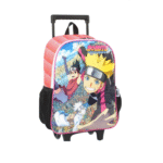 Mochila de Rodinha Boruto Vermelho