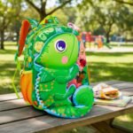 Mochila Costas de Bichos - Camaleão Verde - Imagem 2