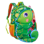 Mochila Costas de Bichos - Camaleão Verde