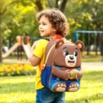 Mochila Costas de Bichos - Urso Marrom - Imagem 2
