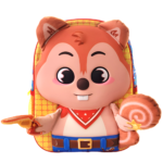 Mochila Costas de Bichos - Castor Azul