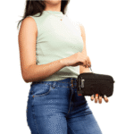 Bolsa Paul Frank Classics 2 Compartimentos Preto - Imagem 5