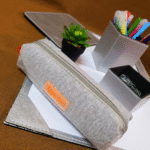 Estojo Pequeno Cor Laranja Linha Moletom - Imagem 6